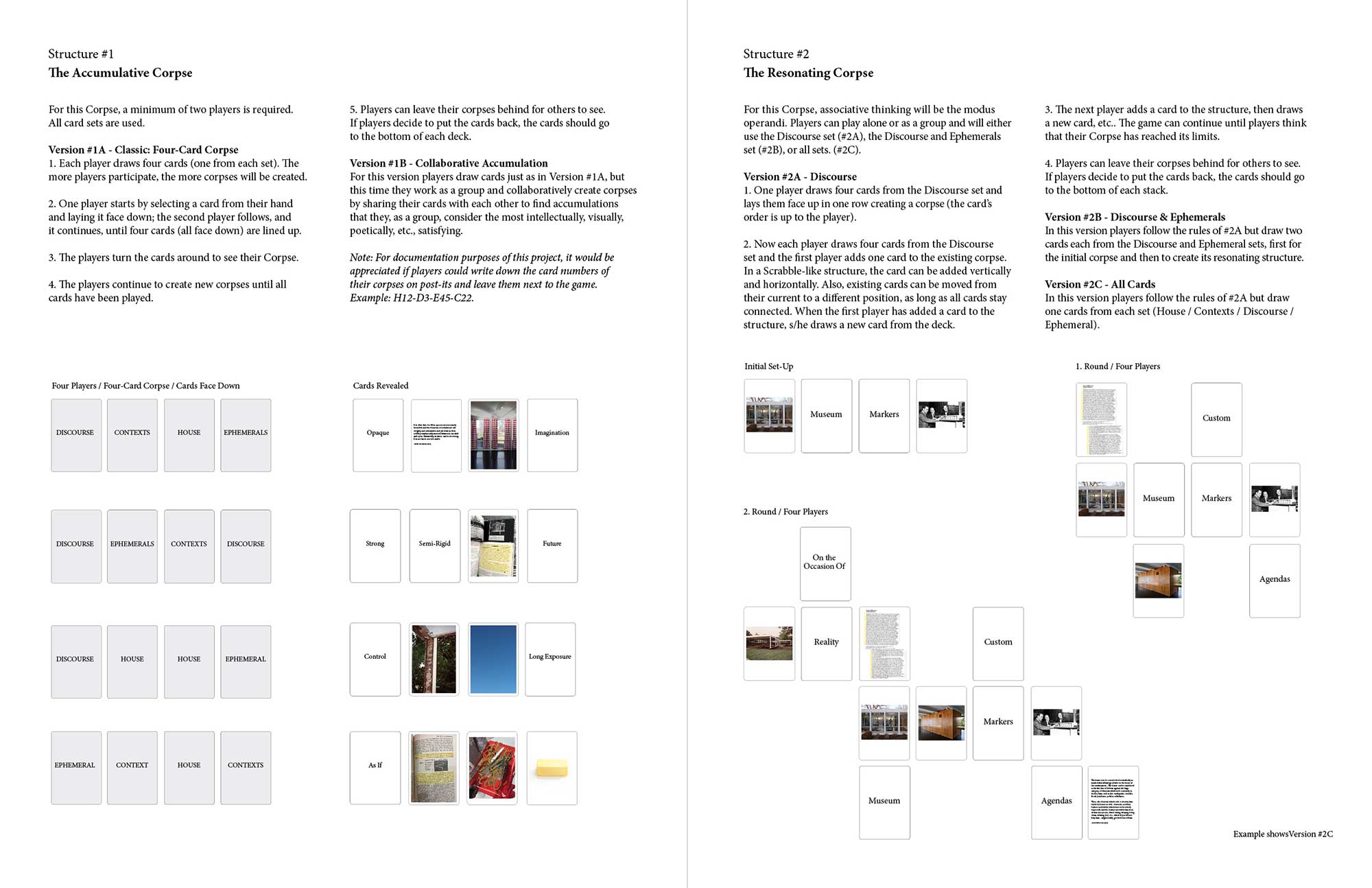 Exquisite Corpse, game suggestions, Claudia Weber