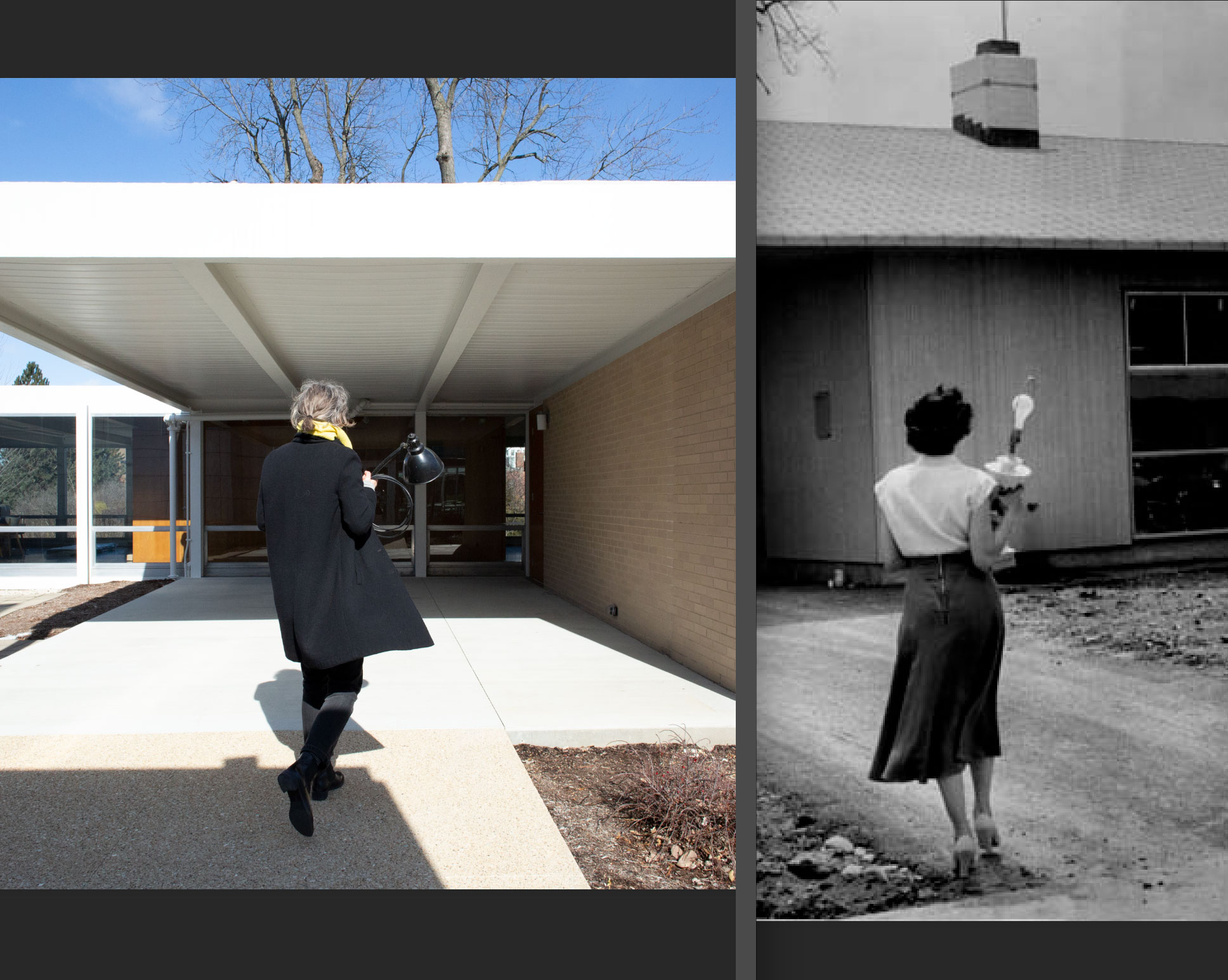 Two vastly different houses from 1952; two move-ins 67 years apart. Claudia Weber, McCormick House