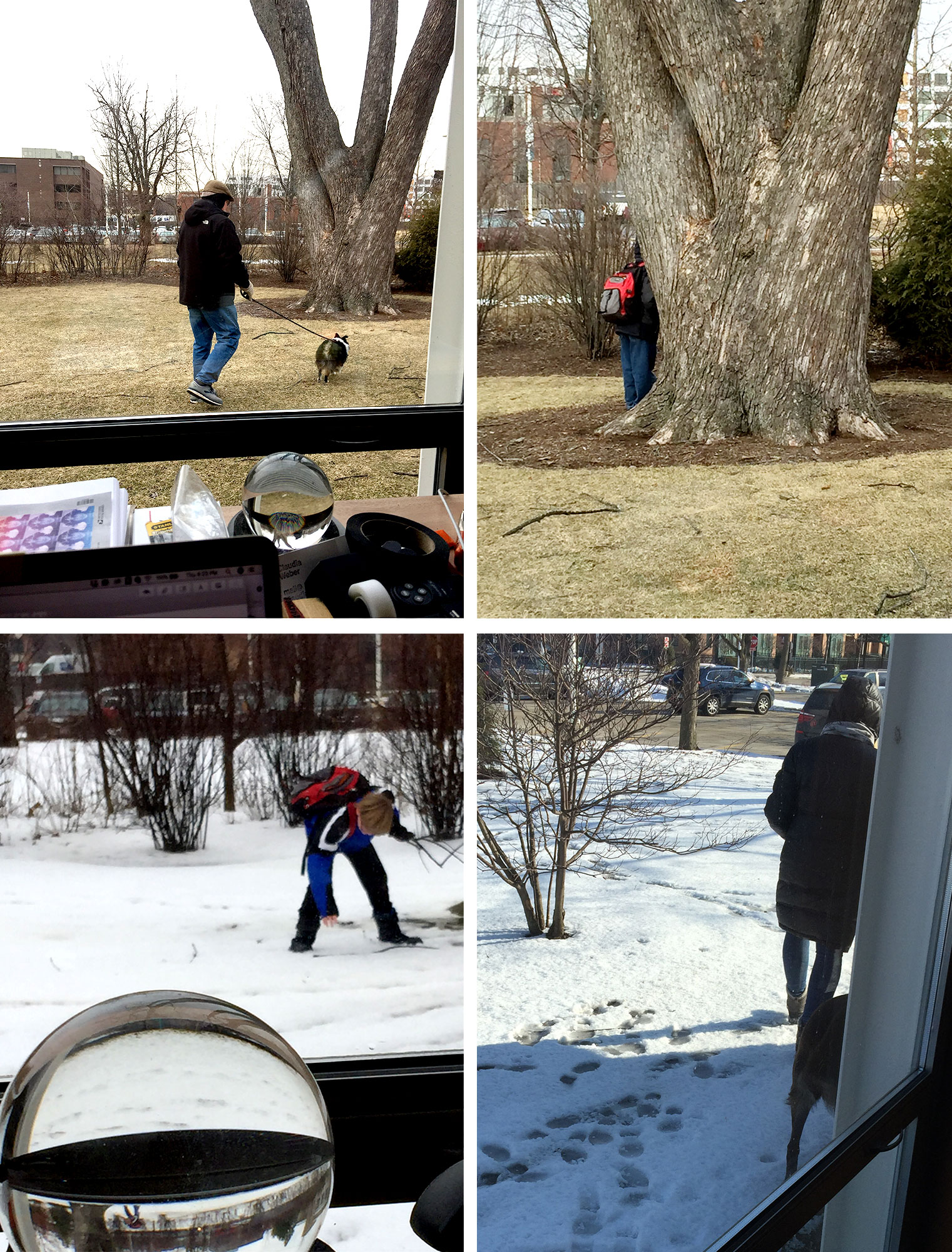 People passing the McCormick House, 150 South Cottage Hill Ave